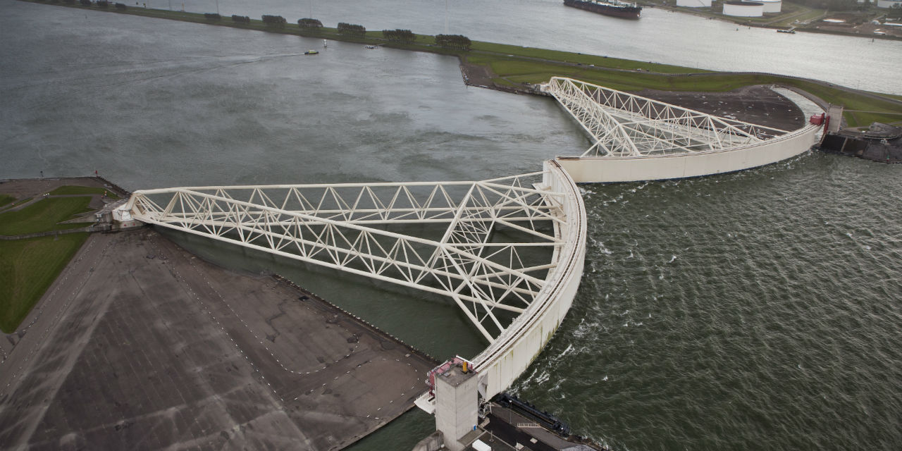 Maeslantkering storm surge barrier